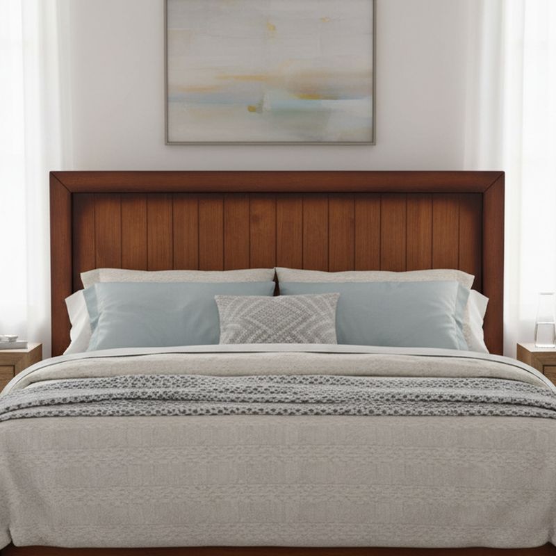 CIC - Respaldo superking 225x144x5 cm chocolate rústico