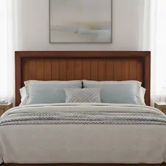 CIC - Respaldo superking 225x144x5 cm chocolate rústico