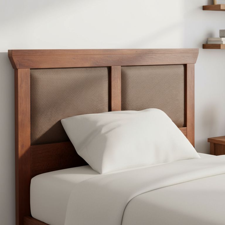 Respaldo 1,5 plazas 114x75x3 cm caramelo