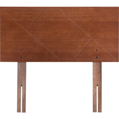 Respaldo 1,5 plazas 114x49x1,5 cm marrn envejecido