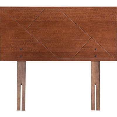 Imagen 2 del producto Respaldo 1,5 plazas 114x49x1,5 cm marrón envejecido