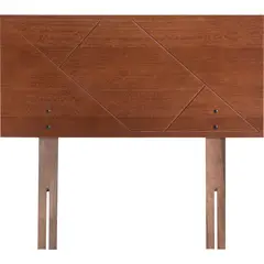 CIC - Respaldo 1,5 plazas 114x49x1,5 cm marrón envejecido