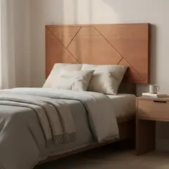 CIC - Respaldo 1,5 plazas 114x49x1,5 cm marrón envejecido