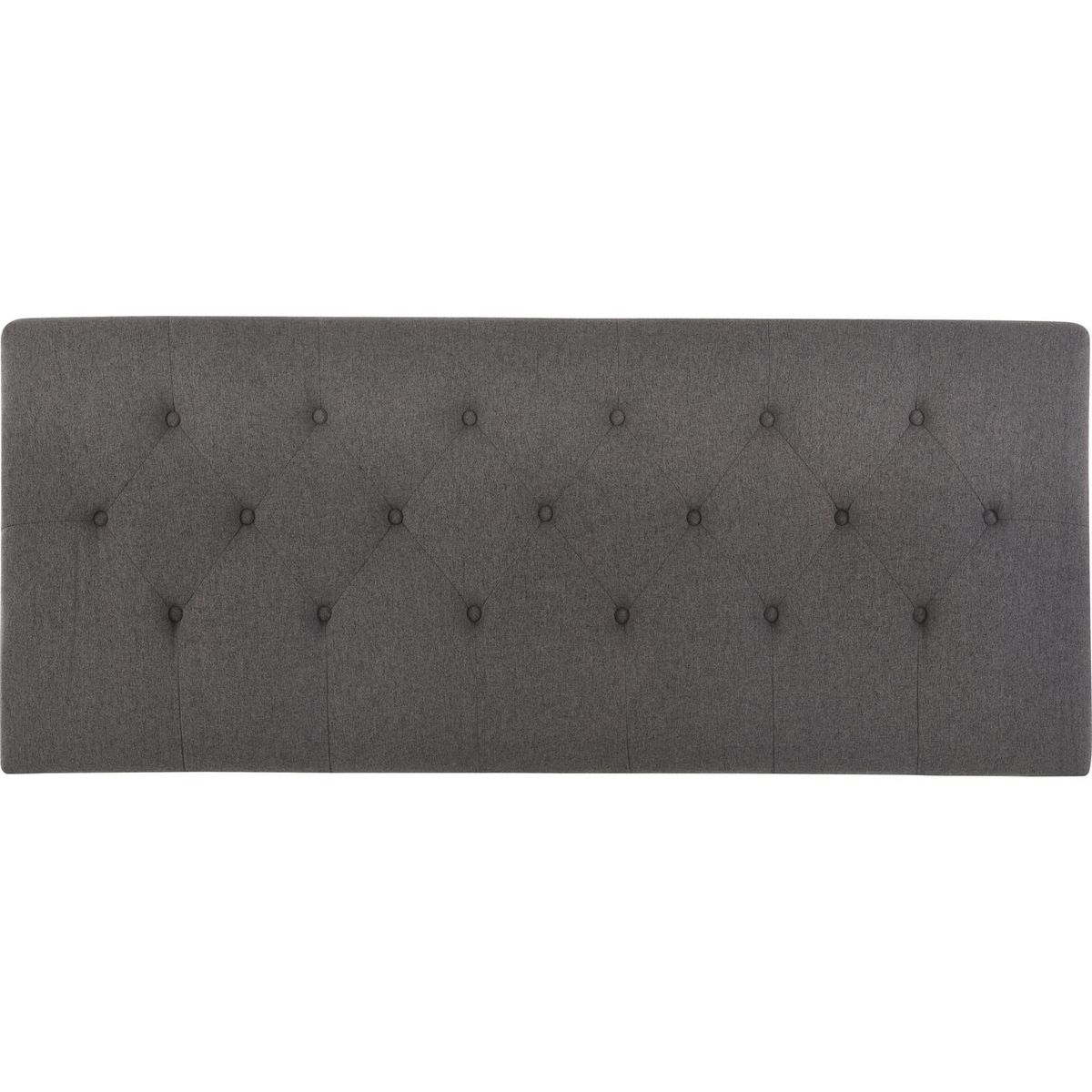 CIC - Respaldo 2 plazas 160x128x10 cm gris/grafito