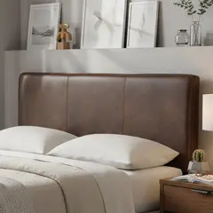 CIC - Respaldo 2 plazas 160x70x6 cm marrón envejecido