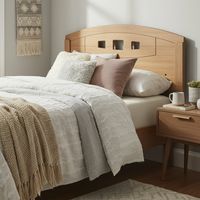 Respaldo 1,5 plazas 105x50x3 cm miel