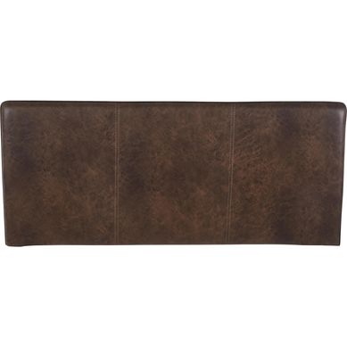 Respaldo king 160x70x6 cm marrn envejecido