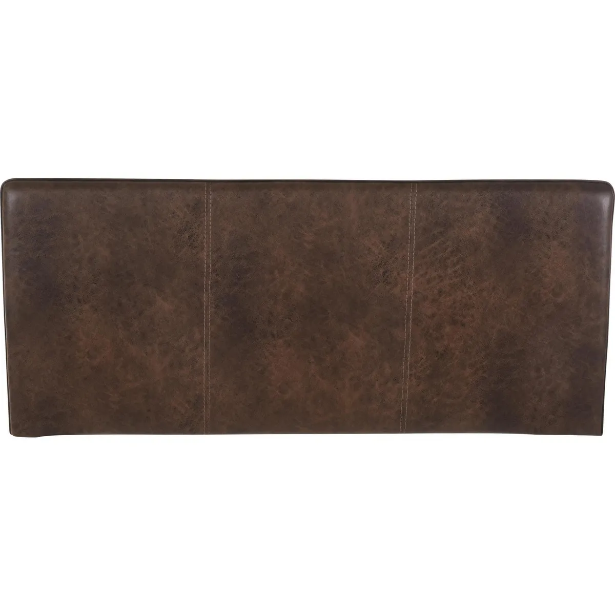 CIC - Respaldo king 160x70x6 cm marrón envejecido