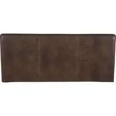 CIC - Respaldo king 160x70x6 cm marrón envejecido