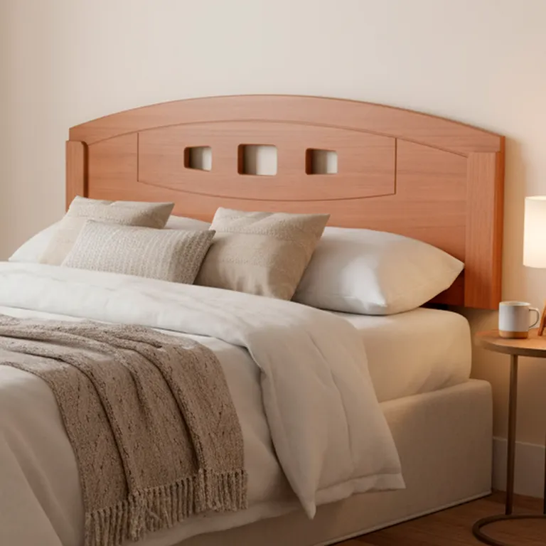 Respaldo 2 plazas 150x50x3 cm miel