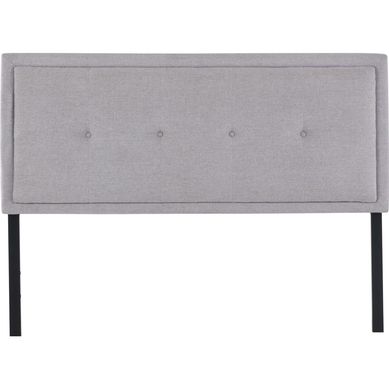 Respaldo 2 plazas 160x128x10 cm gris/grafito