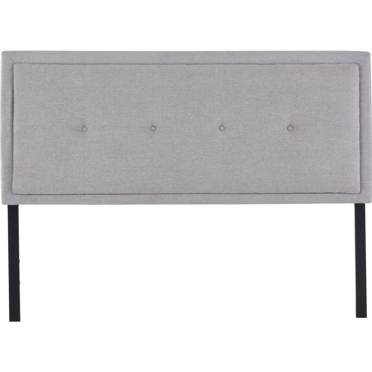 CIC - Respaldo 2 plazas 160x128x10 cm gris/grafito