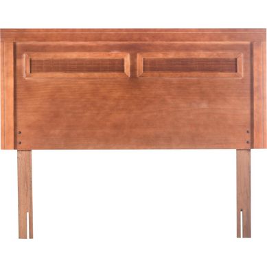 Respaldo 2 plazas 165x75x4 cm marrn envejecido
