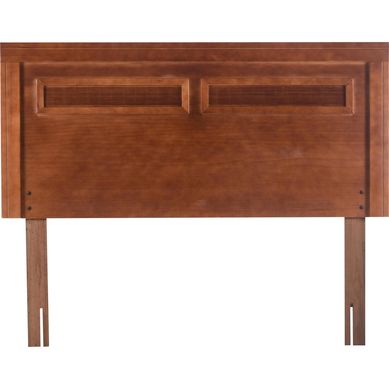 Respaldo king 195x75x4 cm marrn envejecido