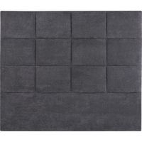 Respaldo king 195x140x6 cm gris/grafito