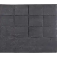 CIC - Respaldo king 195x140x6 cm gris/grafito