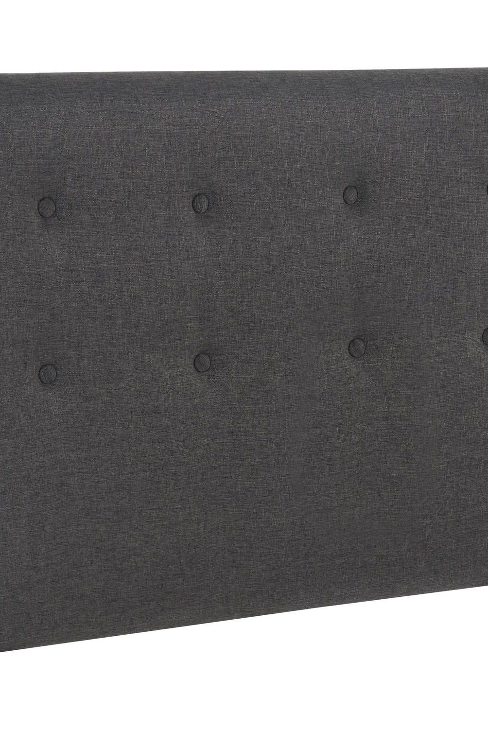 CIC - Respaldo 1,5 plazas 114x70x6 cm gris/grafito