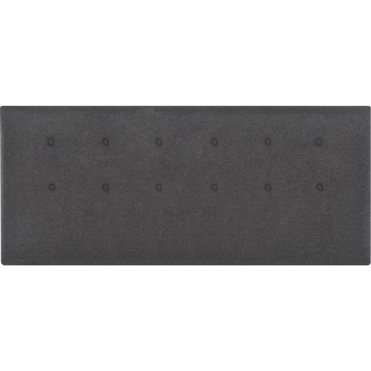 CIC - Respaldo 2 plazas 160x70x6 cm gris/grafito