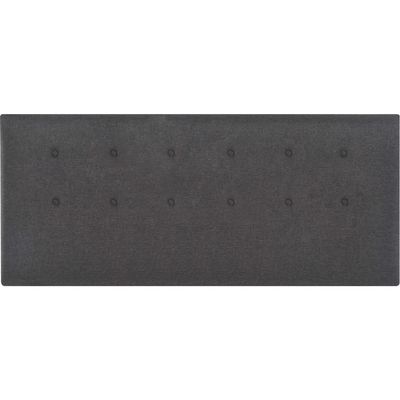 Imagen 2 del producto Respaldo 2 plazas 160x70x6 cm gris/grafito