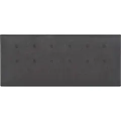 CIC - Respaldo 2 plazas 160x70x6 cm gris/grafito