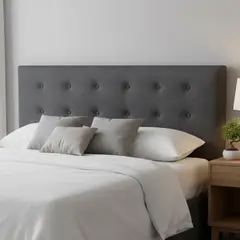 CIC - Respaldo 2 plazas 160x70x6 cm gris/grafito