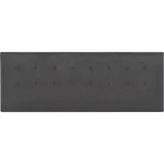 CIC - Respaldo king 190x70x6 cm gris/grafito
