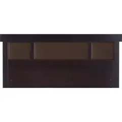 CIC - Respaldo 2 plazas 165x60x3 cm chocolate