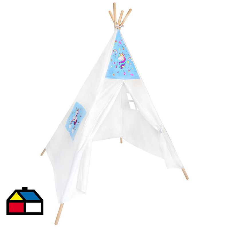 KIDSCOOL - Carpa 72x72x72 cm Blanco