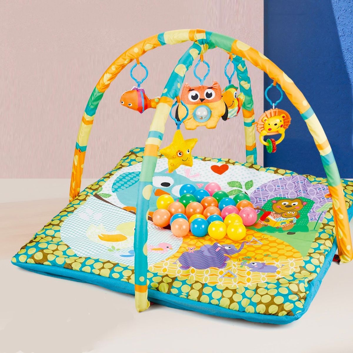 KIDSCOOL - Alfombra didáctica de juego Eearly learning