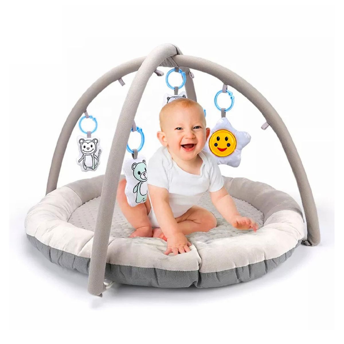 KIDSCOOL - Alfombra didáctica Sensory mat gris