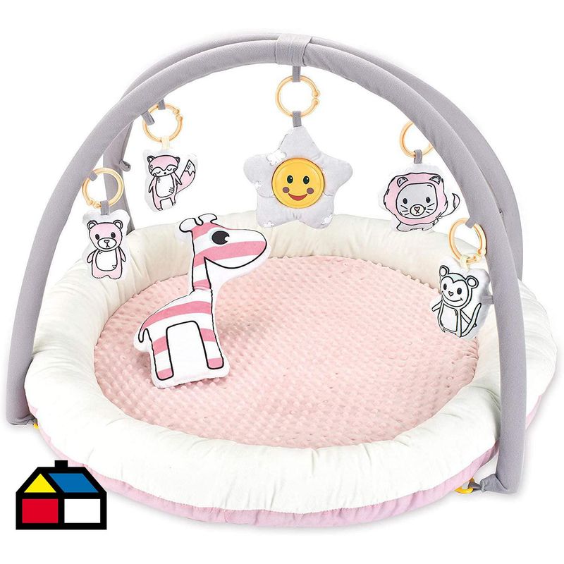 KIDSCOOL - Alfombra didáctica Sensory mat rosada