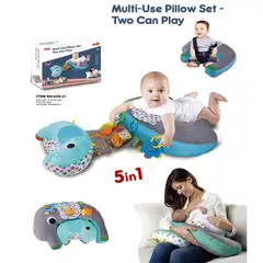 KIDSCOOL - Cojín Multiuso Bebé Con Sonajeros Estimulación Temprana