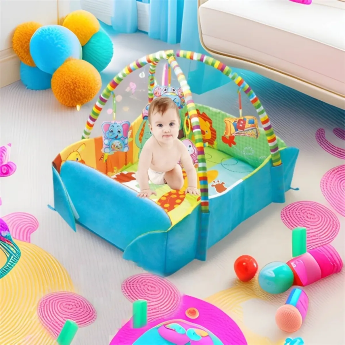 KIDSCOOL - Alfombra interactiva didáctica Kindle Up