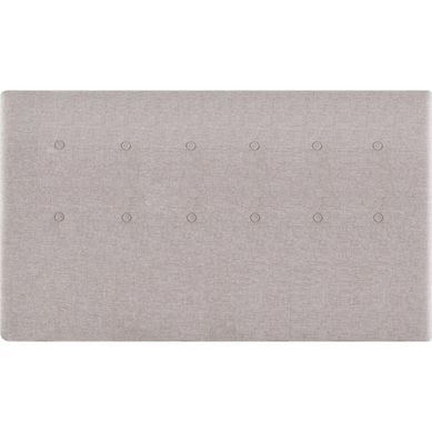 Respaldo 2 plazas 160x70x6 cm gris grafito