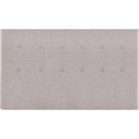 Respaldo 2 plazas 160x70x6 cm gris grafito