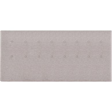 Respaldo king 190x70x6 cm gris grafito