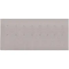 CIC - Respaldo king 190x70x6 cm gris grafito