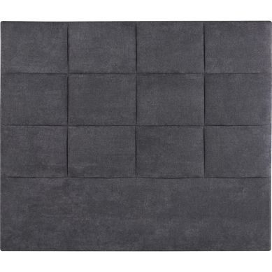 Respaldo super king 215x140x6 cm gris grafito