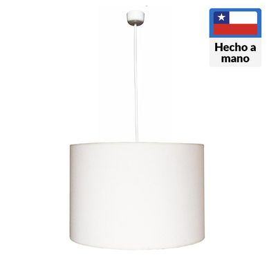 Lmpara colgante metal Tambor Crudo Cobre 1 luz E27