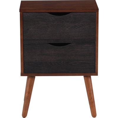 Imagen 2 del producto Velador 2 Cajón(es) NIGER 45x65x40 cm Gris