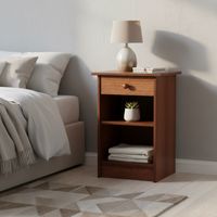 Velador 1 Cajón(es) DUBLIN 45x63.5x30 cm Caramelo