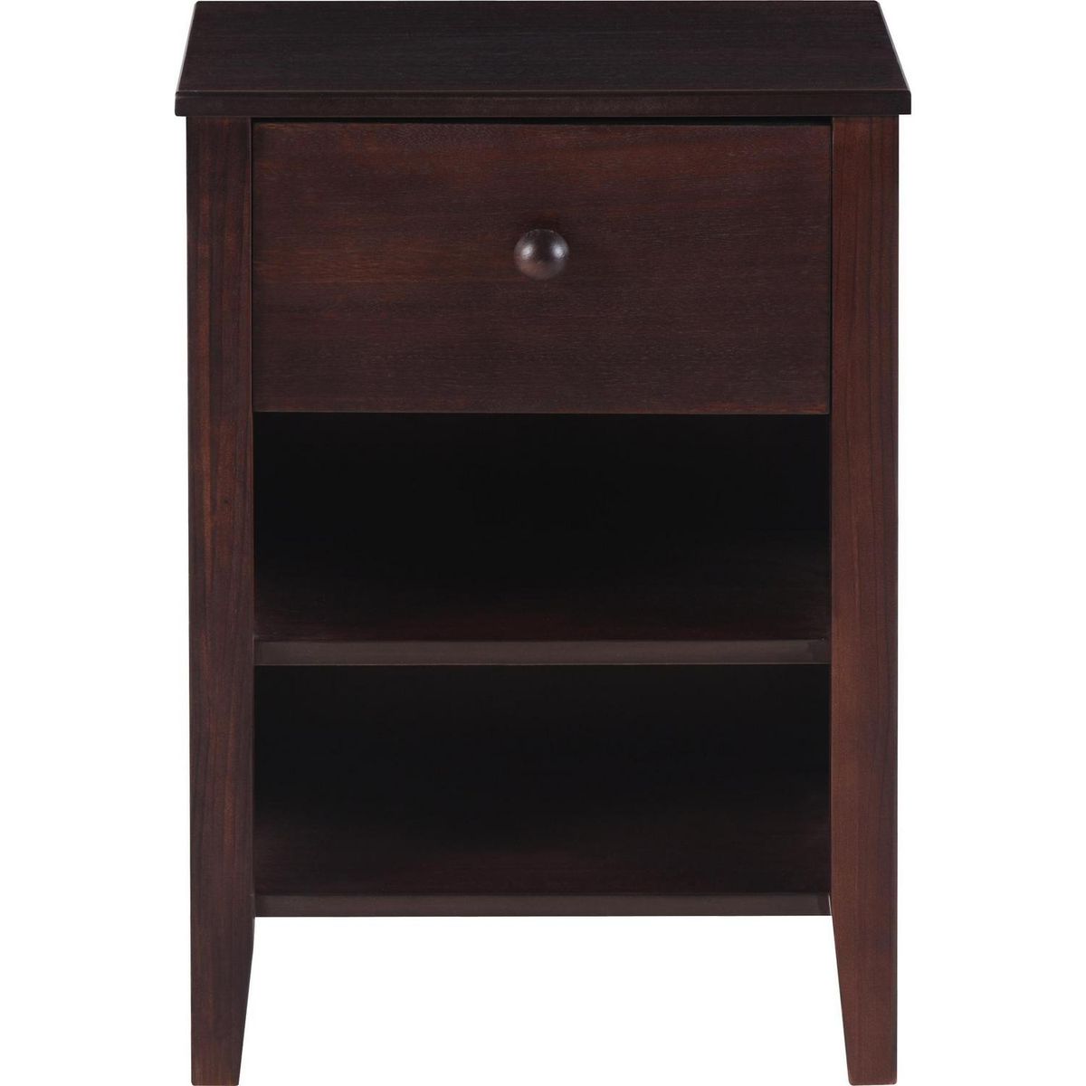 CIC - Velador 1 Cajón(es) TORINO 45x63.5x30 cm Chocolate