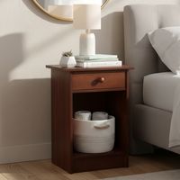 Velador 1 Cajón(es) VILLARRICA 45x63.5x30 cm Chocolate