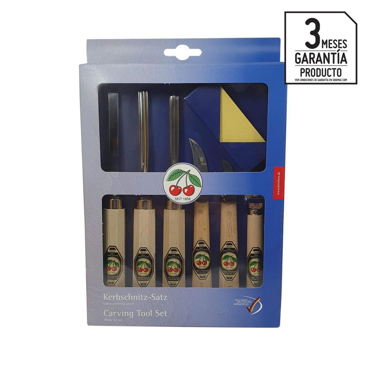 TWO CHERRIES - Set gubias xilografía