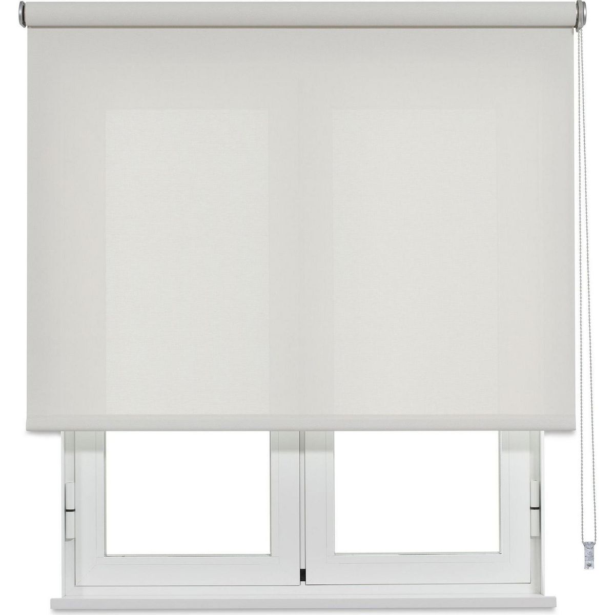 VIEWTEX - Roller screen 1% blanco/lino