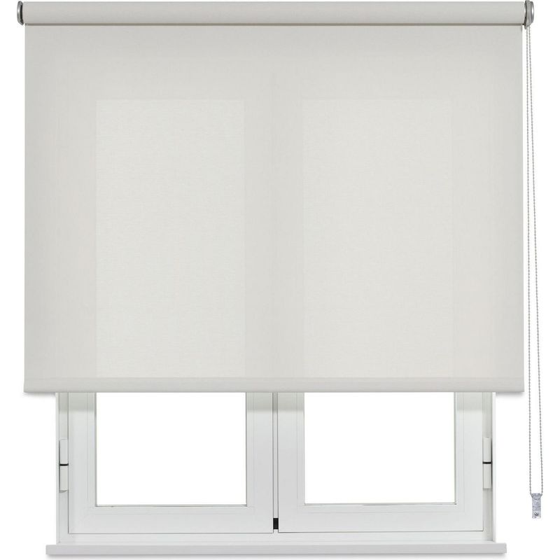 VIEWTEX - Roller screen 1% blanco/lino 120x250 cm