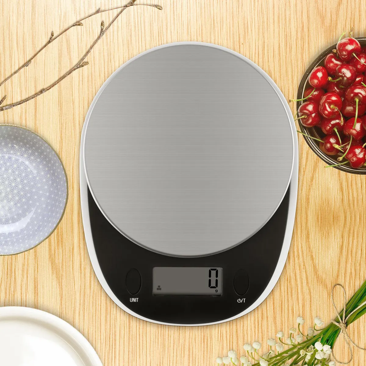 JUST HOME COLLECTION - Balanza digital led 51x22,5 cm