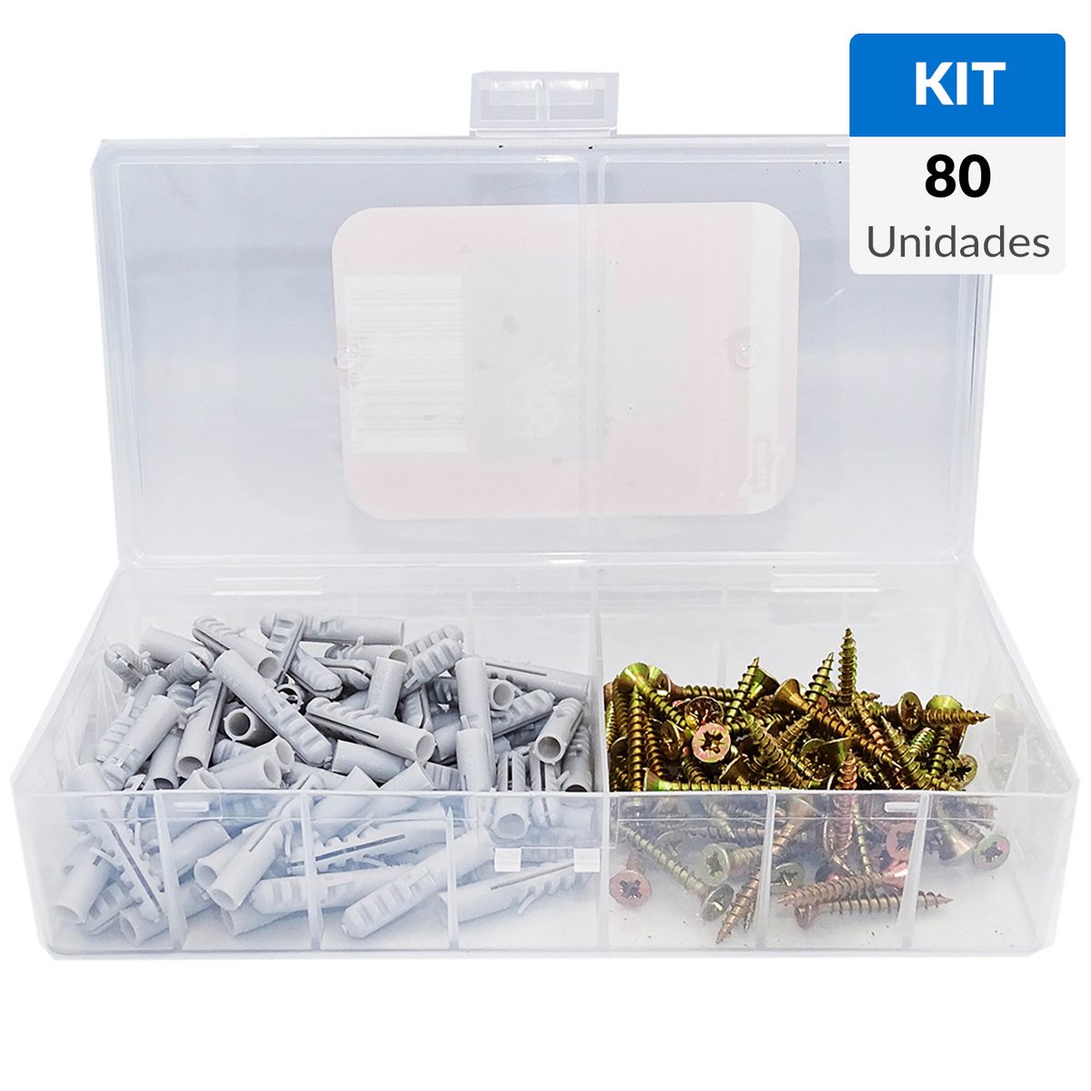 FIXSER - Tarugo 6mm más roscalata 50mm 80 unidades