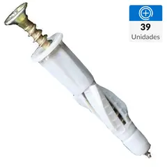 FIXSER - Tarugo 8mm más roscalata 50mm 39 unidades