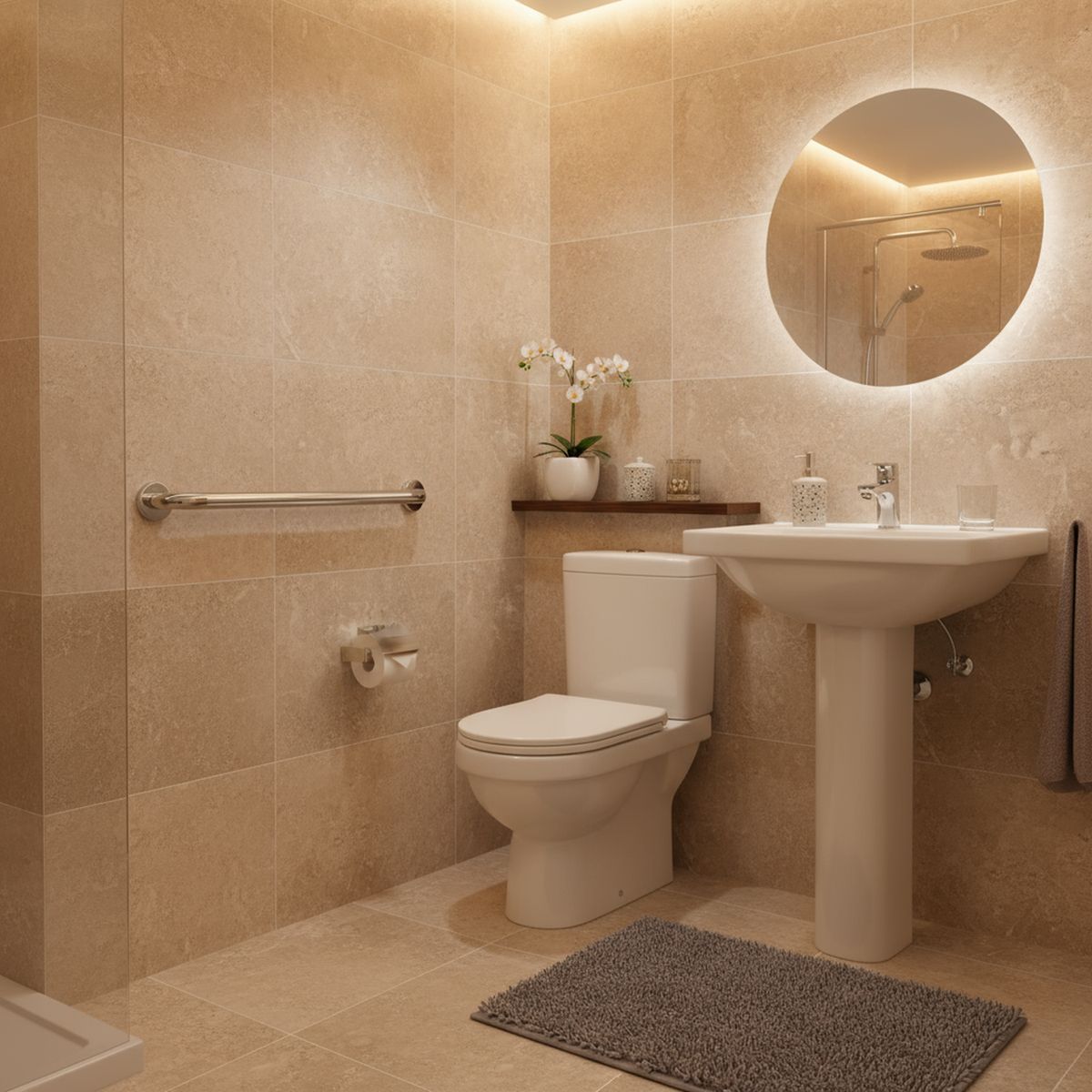 BRIGGS - Barra sujecc recta antid 450mm